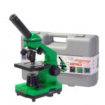 Микроскоп Эврика 40х-400х Лайм (в кейсе)
